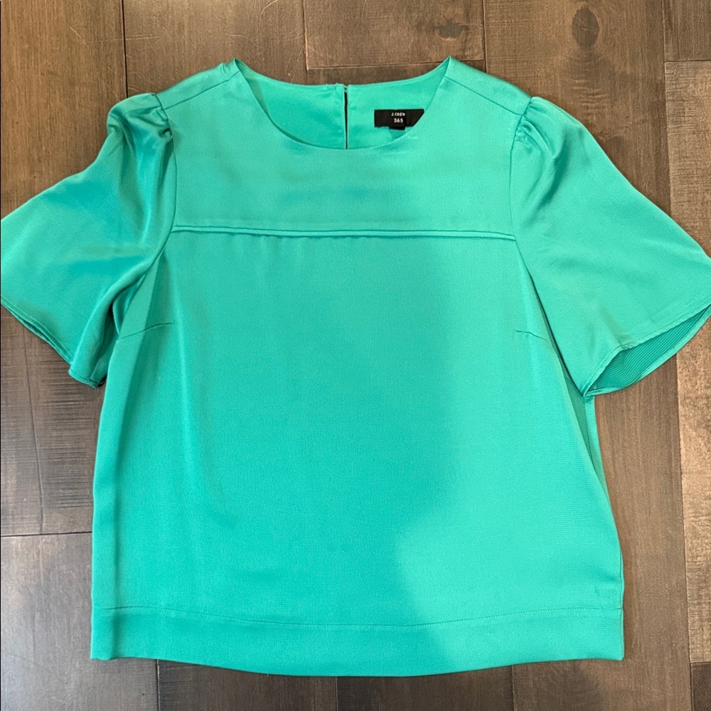 Jcrew 365 Women's Green Blouse